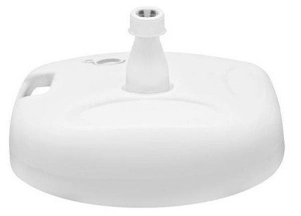 Підставка для пляжної та садової парасольки IDEA "Altea" 20 літрів, 45 х 45 х 30 см, біла, Італія