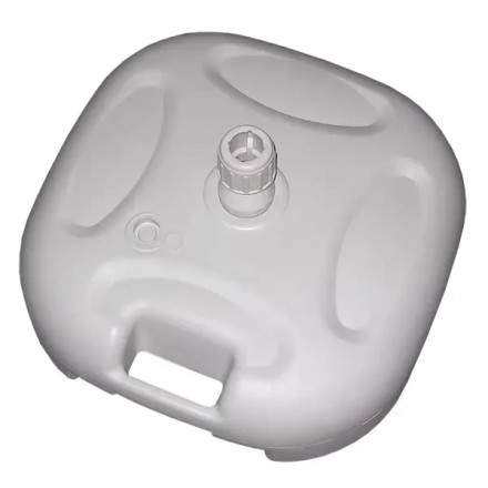 Підставка для пляжної та садової парасольки IDEA "Altea" 20 літрів, 45 х 45 х 30 см, біла, Італія