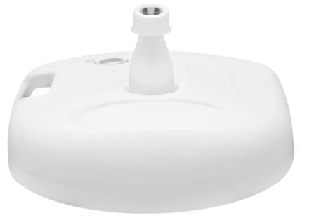 Підставка для пляжної та садової парасольки IDEA "Altea" 20 літрів, 45 х 45 х 30 см, біла, Італія