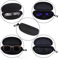 Чохол для окулярів, на блискавці, з карабіном. Чорний