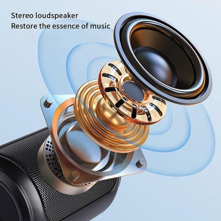 Портативна колонка із сабвувером A3 Stereo Bluetooth HD Sound BT USB "BLACK BOMB"