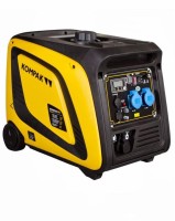 Інверторний генератор KOMPAK KGG39Ei електростартер, колеса, візок. Іспанія. LED-екран. Акція!