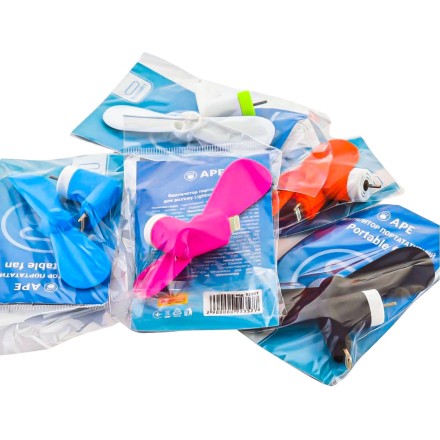 Портативний мобільний вентилятор 2 в 1 в роз'єм Micro USB і Type C (mini fan for Android)