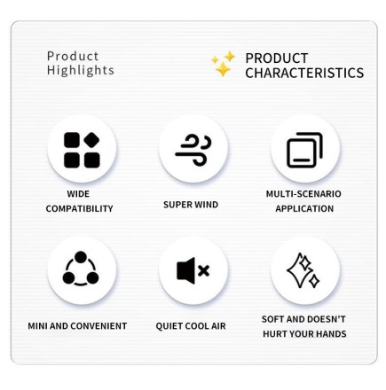 Портативний мобільний вентилятор 2 в 1 в роз'єм Micro USB і Type C (mini fan for Android)