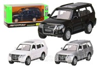 Модель авто 1/34 автомобіль Mitsubishi Pajero 4WD Turbo, чорний, білий. Якість!
