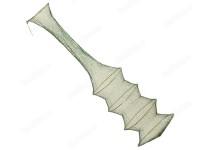 Садок рибальський круглий із кілочком 4 + 1 кільце. 37см х 110см "Korsar"