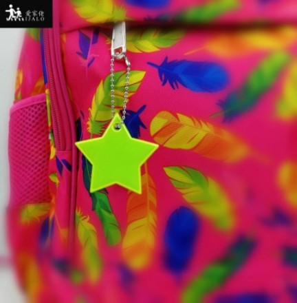 Світловідбивний брелок, підвіска, відбивач для безпеки ЗВІЗДА