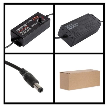 Універсальний імпульсний адаптер блок живлення від 3 до 24 V 3 A  димером-регулятором!