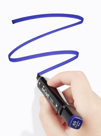 Набір спиртово-водних двосторонніх художніх маркерів для скетчингу TOUCH 30 шт 36 шт. 40 шт.