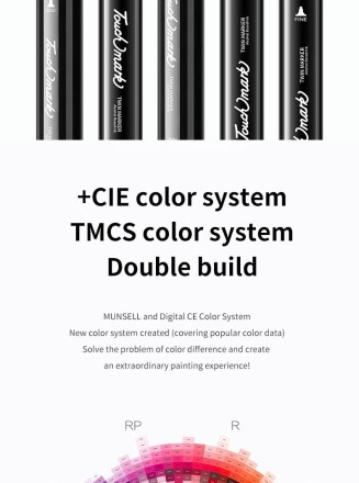 Набір спиртово-водних двосторонніх художніх маркерів для скетчингу TOUCH 30 шт 36 шт. 40 шт.