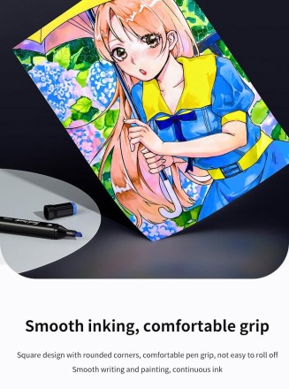 Набір спиртово-водних двосторонніх художніх маркерів для скетчингу TOUCH 30 шт 36 шт. 40 шт.