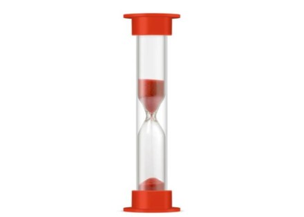 Пісочний годинник на 5 хвилин. Склоприлад. Вінтаж.