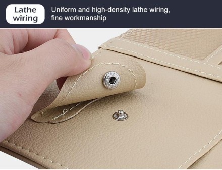 Органайзер на сонцезахисний козирок авто, тримач для карток, тримач для водійських прав, автомобільний