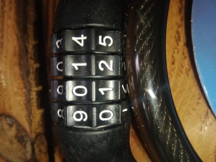 Кодовий замок велосипедний, ланцюговий тросовий "Bicycle Lock 4x" надпотужний, 10 мм, довжина 80 см