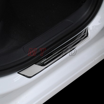 Хромована накладка на поріг для Volkswagen/VW ID 3 4 6 6 ID3 ID5 PRO, 2019-2024, неіржавка захисна