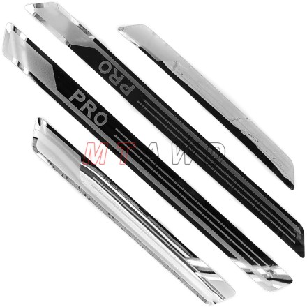 Хромована накладка на поріг для Volkswagen/VW ID 3 4 6 6 ID3 ID5 PRO, 2019-2024, неіржавка захисна