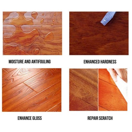 Поліроль воскова для меблів Beewax бджолиний віск, для відновлення зовнішнього вигляду дерева, 80g