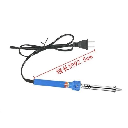 Електричний паяльник 60 Вт. Delixi Y53. Швидке нагрівання. Тонке жало. Оригінал