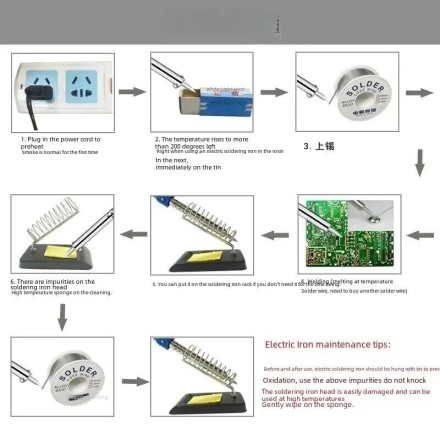 Електричний паяльник 60 Вт. Delixi Y53. Швидке нагрівання. Тонке жало. Оригінал