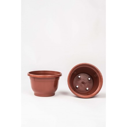 Горщик підвісний, вазон, кашпо для рослин із підвісом "Kloda" 3 л 21 см, теракот, Польща