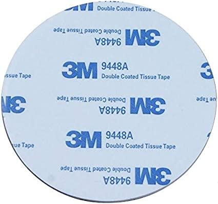 Скотч круглий двосторонній 3M 9448А 50 мм х 1,5мм тканинна основа.10штук. Оригінал!