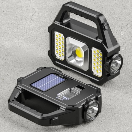 Суперяскравий кемпінговий ліхтар LED СОВ і сонячна панель YD2205B. Функція Powerbank YD-2205B