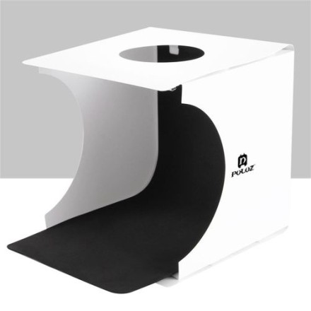 Лайткуб (фотобокс, фотокуб, софтбокс) Puluz PU5022 2 LED-панель (24 х 23 х 22 см). Фотостудія. 6 фонів + LED