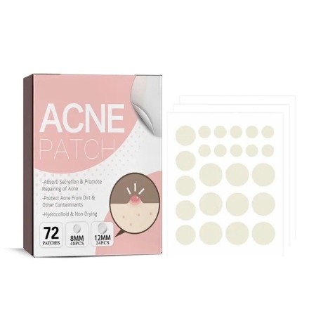 Патч гідрогелевий The Look Of Comedo Acne Skin Tag Patches від вугрів, акне, прищів, бородавок, комедон 72 шт.