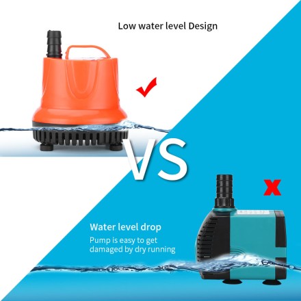 Заглибний насос для ставка, фонтана, водоспаду 60W,  3500 літрів на годину, підйом 3,5 метра,  "XiLong XL-3500D" Sub