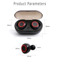 Бездротові навушники, навушники TWS Y50 Bluetooth 5.0  Earphone Superbass Black