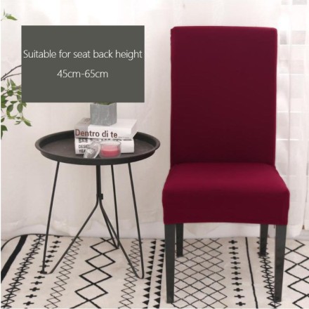 Чохол на стілець Four Seasons еластичний, універсальний чохол на стілець для дому, готелю Bordo