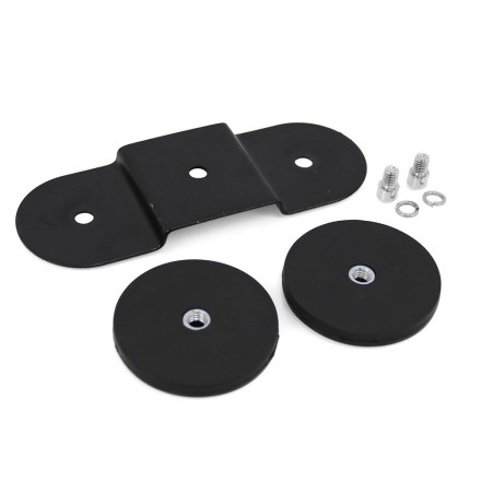 Потужний кріпильний кронштейн із магнітною основою 88 мм на дах авто. Embossed. Посилений