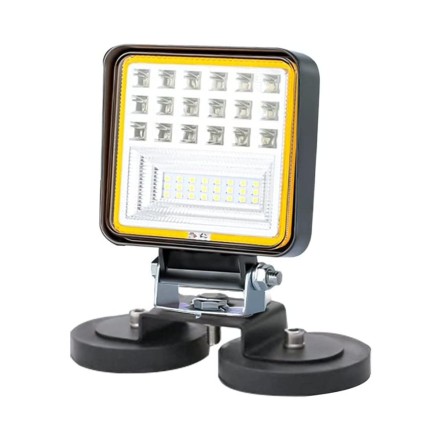 Потужний кріпильний кронштейн із магнітною основою 88 мм на дах авто. Embossed. Посилений