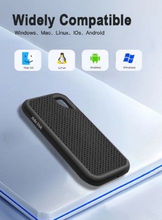 Зовнішній накопичувач SSD USB Type-C Extreme High-speed portable 1 Tb USB3.1 External Hard Drive Expedition