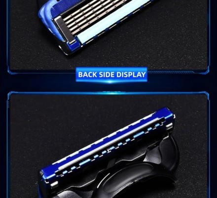 Змінні картриджі касети для гоління 5 лез,  8 штук