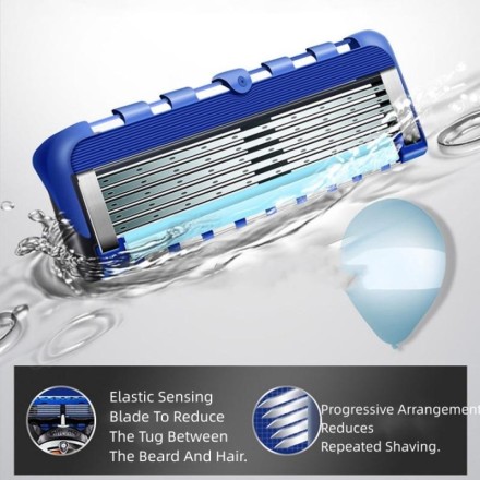 Змінні картриджі касети для гоління 5 лез,  8 штук