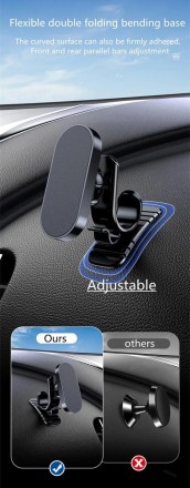 УНІВЕРСАЛЬНИЙ надсильний магнітний тримач-підставка для телефона та GPS 360 Hook