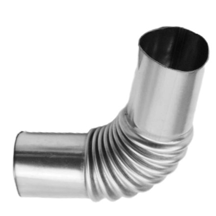 Коліно (кут) для вихлопної труби гофра 24-26 mm генератор, авто, мото, вебасто