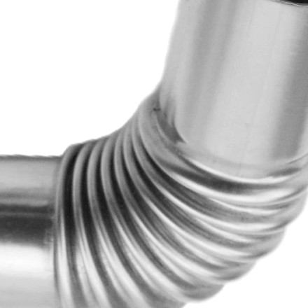 Коліно (кут) для вихлопної труби гофра 24-26 mm генератор, авто, мото, вебасто