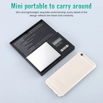 Ювелірні ваги, електронні ваги, портативні медичні кишенькові ваги "Paracelsus" до 1000 грамів