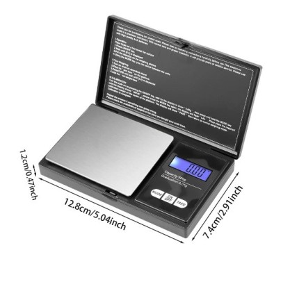 Ювелірні ваги, електронні ваги, портативні медичні кишенькові ваги "Paracelsus" до 1000 грамів