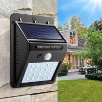 Світлодіодний настінний світильник Solar motion sensor Light YH 818. Сонячна батарея.