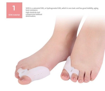 Вальгусна шина Hallux Valgus. Коректор великого пальця силіконовий