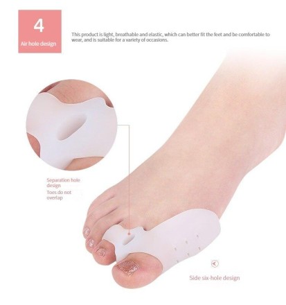 Вальгусна шина Hallux Valgus. Коректор великого пальця силіконовий