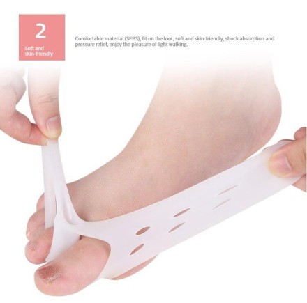 Вальгусна шина Hallux Valgus. Коректор великого пальця силіконовий