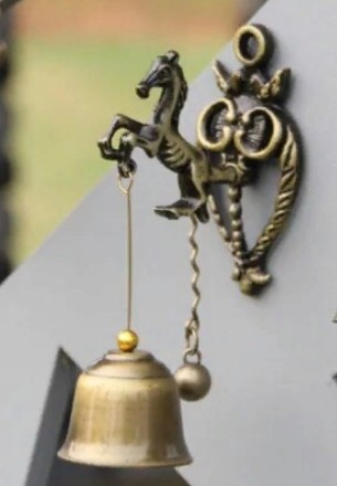 Колокол придверний, литий чавун, чаша.100 мм, 18х24см Dinner Bells  Cast Iron Craft Decoration