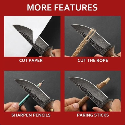 Туристичний, похідний ніж із неіржавкої сталі 5Cr15MoV. Кований. Sharp Claw