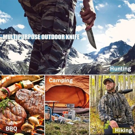 Туристичний, похідний ніж із неіржавкої сталі 5Cr15MoV. Кований. Sharp Claw