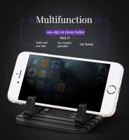 Силіконовий протиковзний тримач в авто "Super Chief". Silicone Black