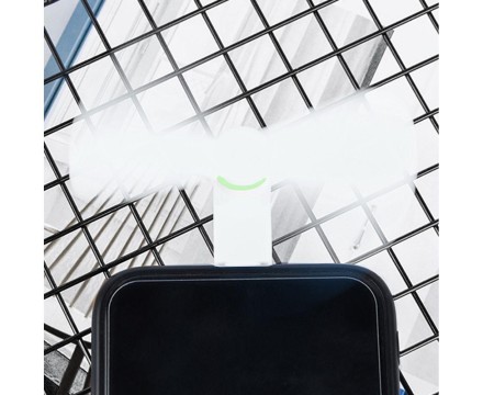 Портативний мобільний вентилятор для айфон у роз'єм Micro USB АРЕ (mini fan for Android)